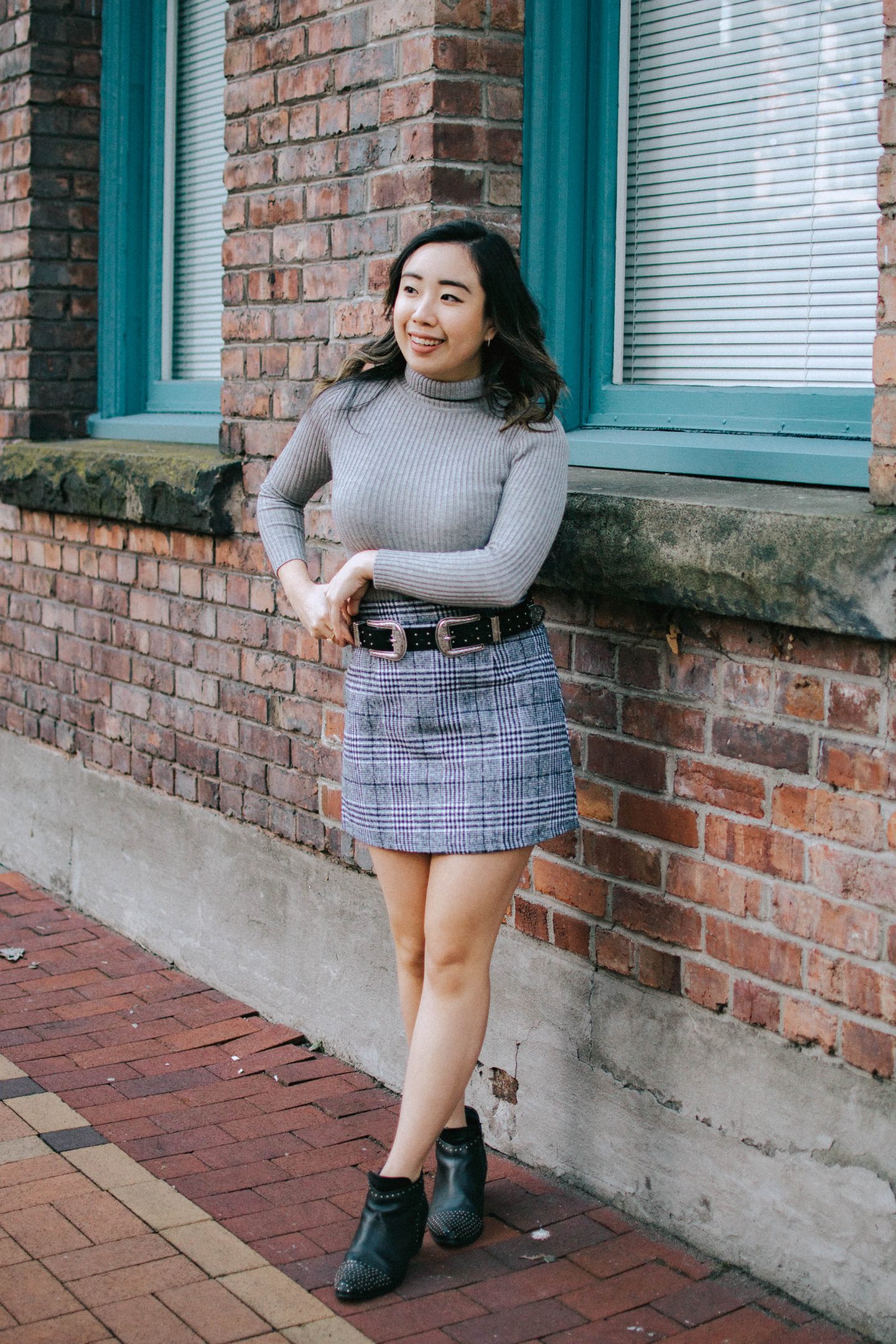 1 Piece 2 Ways- That Checkered Mini Skirt